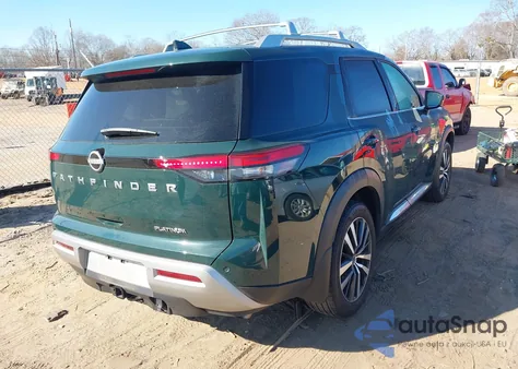 2025 Nissan Pathfinder Platinum Fwd from USA, damaged, VIN 5N1DR3DH5SC218926